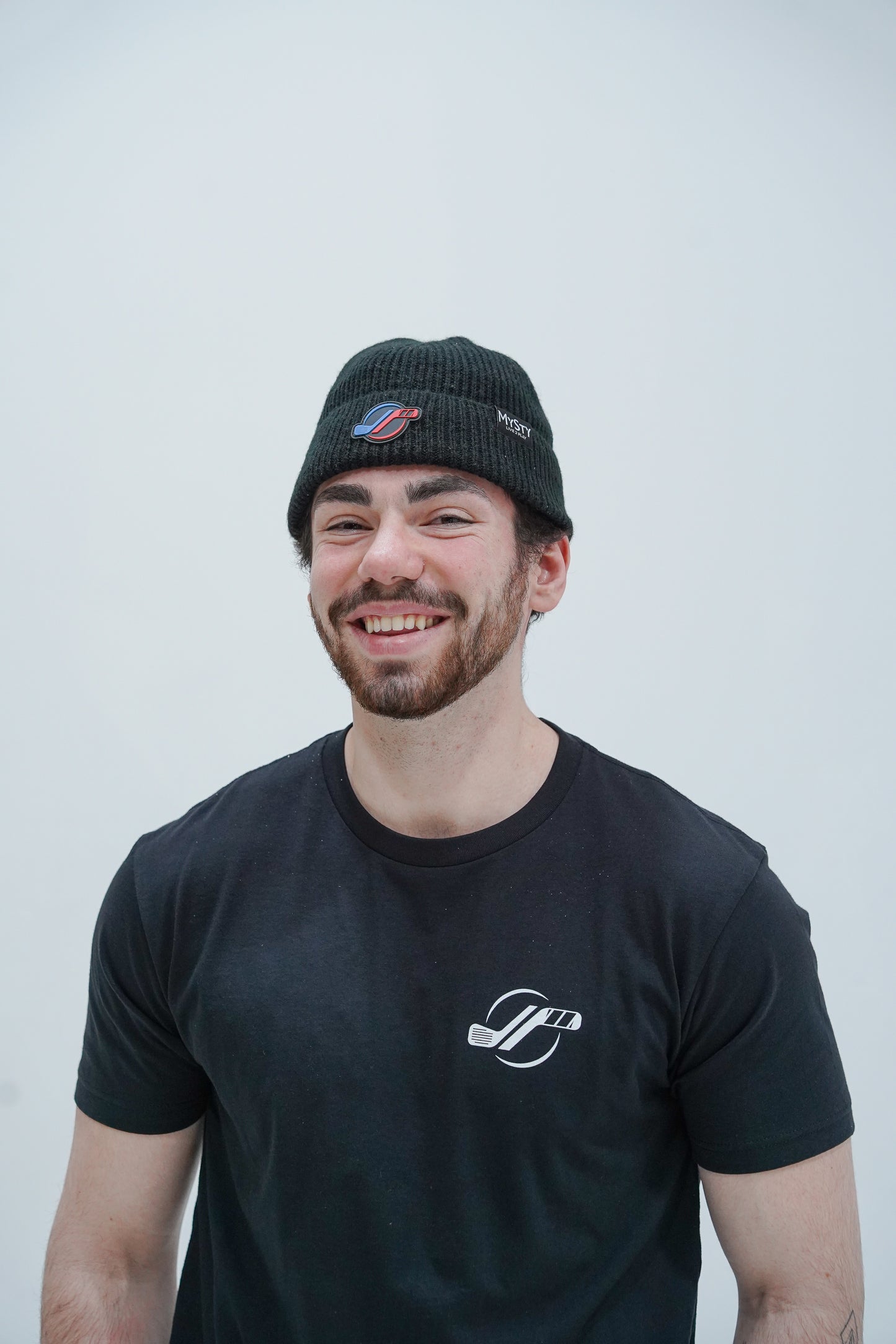 Black hockey apparel